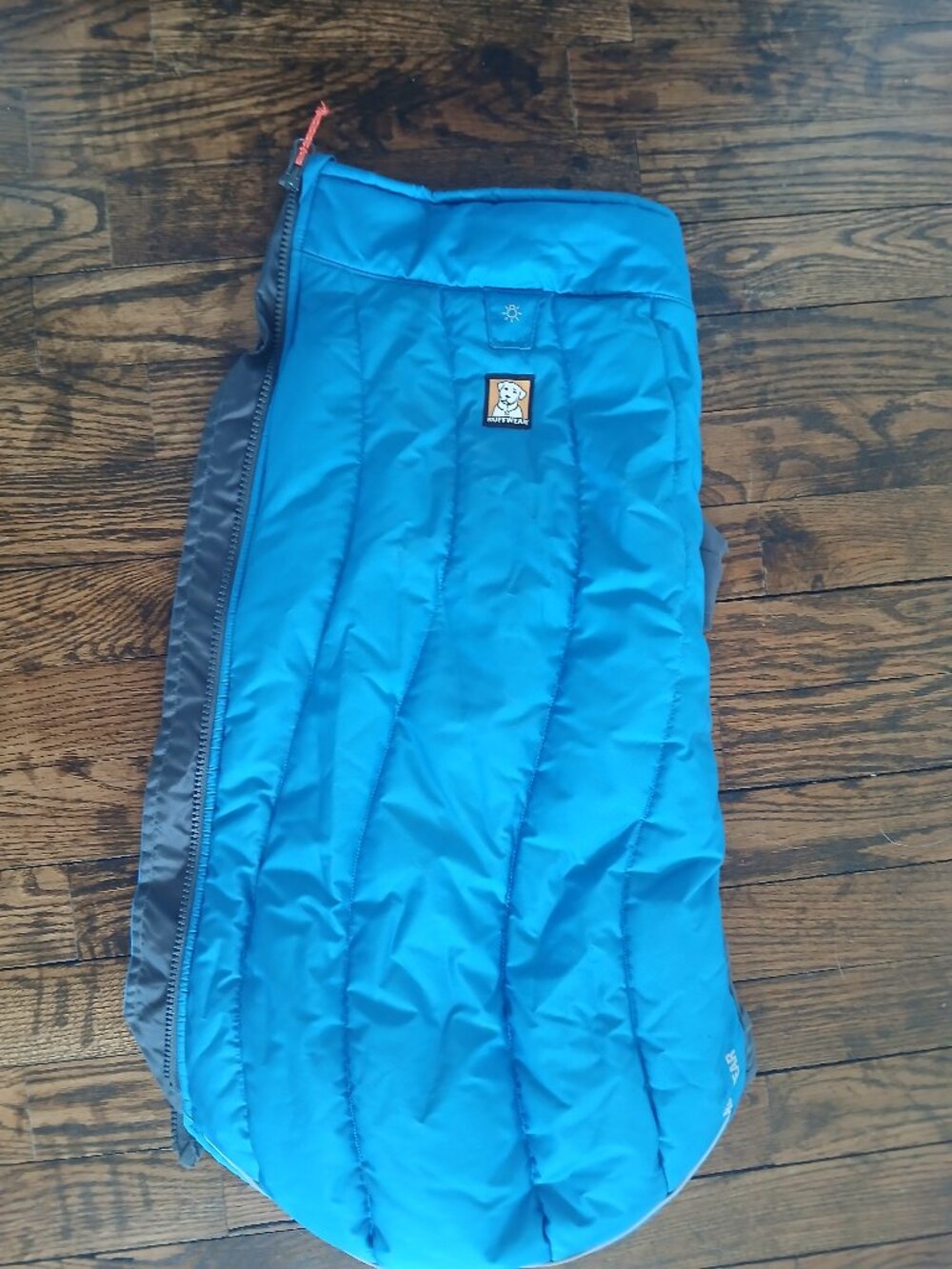 RuffWear Medium Blue Insulated Dog Winter Jacket